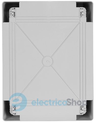 Корпус ударопрочный с АБС e.plbox.300.400.165.24m.blank, 300х400х165мм, IP65 с панелью под 24 модуля CP5103 E.NEXT