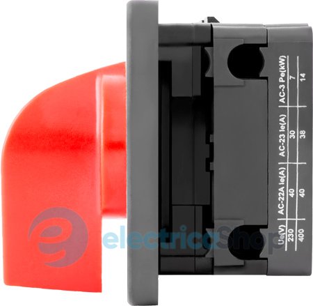 Пакетный переключатель LK40/1.216-ZP/45 щитовой, с передней панелью, 1p, 0-1, 40А 8661-200 E.NEXT