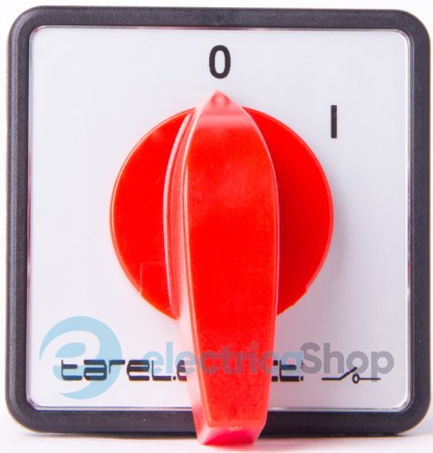 Пакетний перемикач LK40/2.211-ZP/45 щитовий, з передньою панеллю, 3p, 0-1, 40А 8611-200 E.NEXT