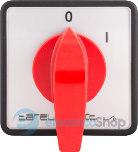 Пакетний перемикач LK63/2.211-ZP/45 щитовий, з передньою панеллю, 3p, 0-1, 63А 8811-200 E.NEXT