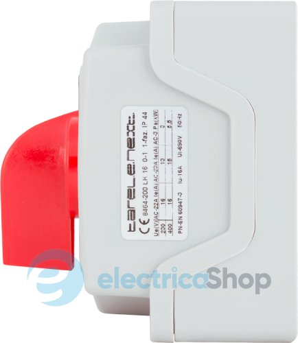 Пакетный переключатель LK25/1.216-ОВ/45 в корпусе, 1p, 0-1, 25А, IP44 8464-200 E.NEXT