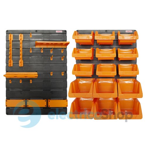 Органайзер для инструментов настенный,e.toolbox.pro.26, 35 элементов 825х210х585мм t011026 E.NEXT t011026 E.NEXT