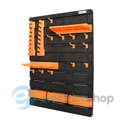 Органайзер для инструментов настенный,e.toolbox.pro.26, 35 элементов 825х210х585мм t011026 E.NEXT t011026 E.NEXT