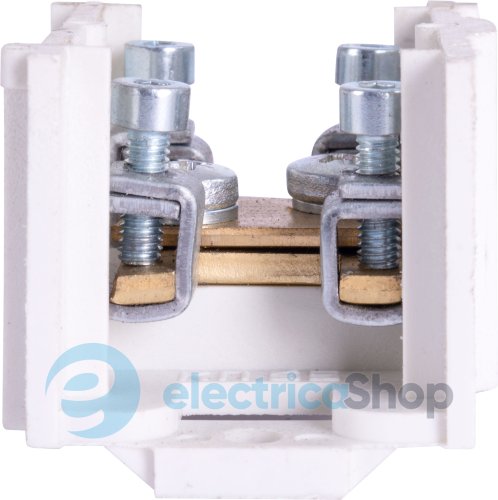 Клемна колодка прохідна e.tc.main.brass.35, 1х35 мм.кв./4х6 мм.кв., латунний контакт p0820001 E.NEXT