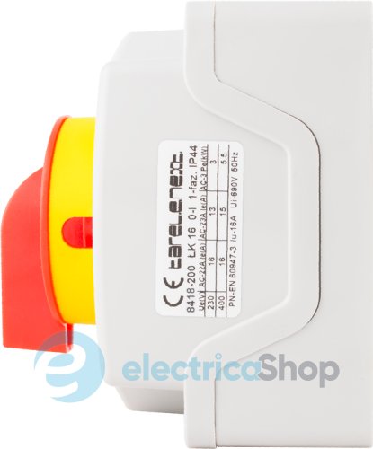 Пакетный переключатель LK25/2.211-ОК/45 в корпусе (под пломбировку), 3p, 0-1, 25А, IP44 8418-200 E.NEXT