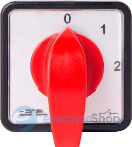 Пакетный переключатель LK40/4.322-ZP/45 щитовой, с передней панелью, 0-1-2, 40А 8621-200 E.NEXT