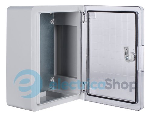 Корпус из ABS-пластика e.plbox.pro.p.28.21.13.tr с прозрачной дверцей 280х210х130мм IP65 p084201 E.NEXT