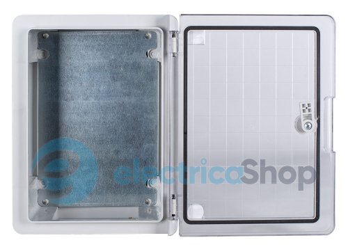 Корпус из ABS-пластика e.plbox.pro.p.28.21.13.tr с прозрачной дверцей 280х210х130мм IP65 p084201 E.NEXT