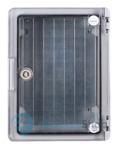 Корпус из ABS-пластика e.plbox.pro.p.33.25.14.tr с прозрачной дверцей 330x250x140мм IP65 p084202 E.NEXT