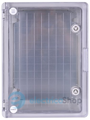 Корпус из ABS-пластика e.plbox.pro.p.40.30.17.tr с прозрачной дверцей 400x300x170мм IP65 p084203 E.NEXT