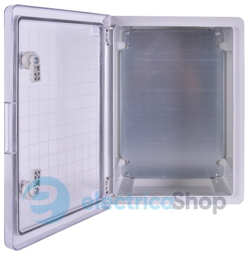 Корпус из ABS-пластика e.plbox.pro.p.40.30.17.tr с прозрачной дверцей 400x300x170мм IP65 p084203 E.NEXT