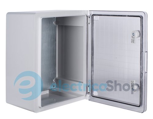 Корпус из ABS-пластика e.plbox.pro.p.40.30.21.tr с прозрачной дверцей 400x300x210мм IP65 p084204 E.NEXT