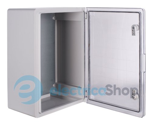 Корпус из ABS-пластика e.plbox.pro.p.50.35.22.tr с прозрачной дверцей 500x350x220мм IP65 p084205 E.NEXT