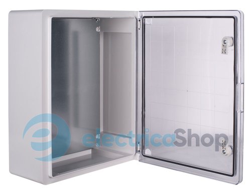 Корпус из ABS-пластика e.plbox.pro.p.50.40.18.tr с прозрачной дверцей 500x400x180мм IP65 p084206 E.NEXT