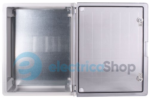 Корпус из ABS-пластика e.plbox.pro.p.50.40.18.tr с прозрачной дверцей 500x400x180мм IP65 p084206 E.NEXT