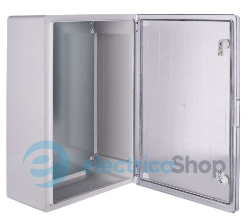 Корпус из ABS-пластика e.plbox.pro.p.60.40.20.tr с прозрачной дверцей 600x400x200мм IP65 p084207 E.NEXT