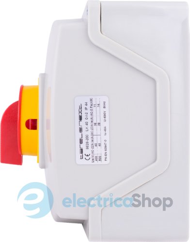 Пакетный переключатель LK40/4.322-ОК/45 в корпусе (под пломбировку), 0-1-2, 40А, IP44 8628-200 E.NEXT