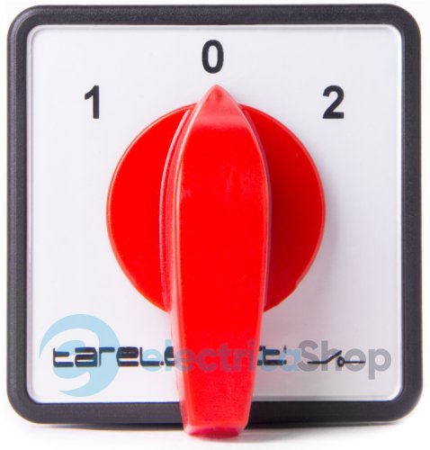 Пакетный переключатель LK40/3.323-SP/45 щитовой, на DIN-рейку, 3p, 1-0-2, 40А 8637-200 E.NEXT