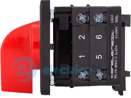 Пакетный переключатель LK63/2.211-SP/45 щитовой, на DIN-рейку, 3p, 0-1, 63А 8817-200 E.NEXT