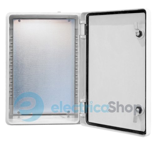 Корпус ударопрочный из GRP-полиэстера e.plbox.industrial.40.30.21, 400 x 300 x 210мм, IP67 i0601002 E.NEXT