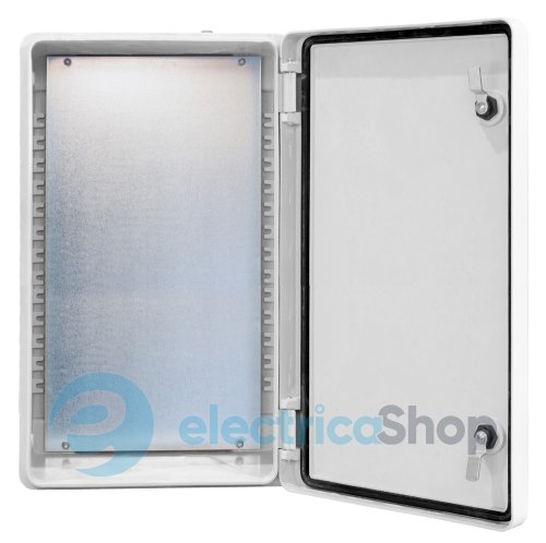 Корпус ударопрочный из GRP-полиэстера e.plbox.industrial.60.40.22, 600 x 400 x 220мм, IP67 i0601004 E.NEXT