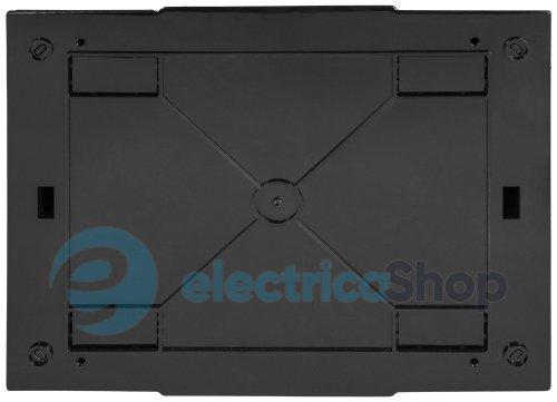 Корпус пластиковый на 12 модулей e.plbox.pro.n.12b.black навесной, черный с непрозрачной дверцей IP40 CP32912B E.NEXT