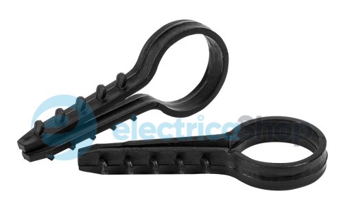 Дюбель ялинка 20 mm для круг. пров. e.metiz.dowel.fir.black.20, чорний 50 шт. E.NEXT m0080032