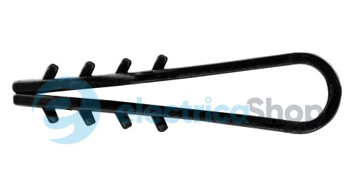 Дюбель ялинка 8 mm для круг. пров. e.metiz.dowel.fir.black.8, чорний 100 шт. E.NEXT m0080034