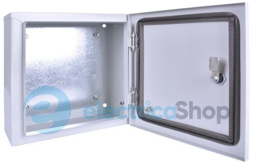 Корпус металлический e.mbox.stand.p.30.30.15 IP54 с монтажной панелью (300x300x150) s0105003 E.NEXT