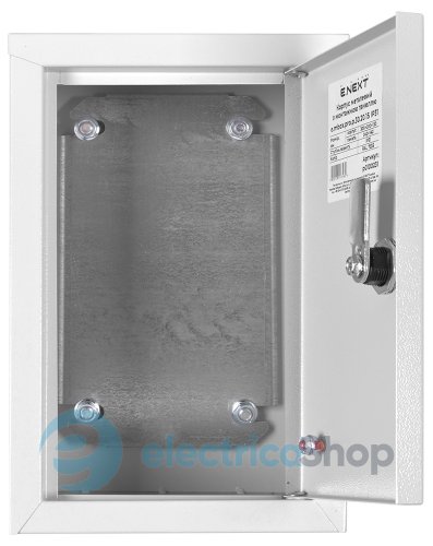 Корпус металлический e.mbox.pro.p.30.20.15 IP31 с монтажной панелью (300х200х150) p0100231 E.NEXT