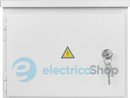 Корпус e.mbox.stand.n.12.z металлический, под 12мод., герметичный IP54, навесной, с замком s0100129 E.NEXT