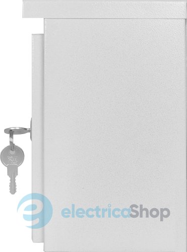 Корпус e.mbox.stand.n.12.z металлический, под 12мод., герметичный IP54, навесной, с замком s0100129 E.NEXT