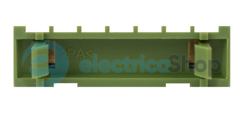 Шина нульова e.bsi.pro.1.7 на DIN-рейку в ізольованому корпусі зелена p0650017 E.NEXT