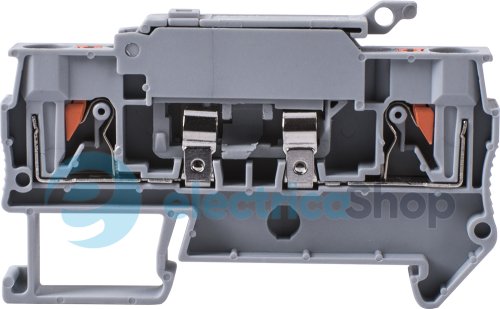 Клемна колодка набірна на DIN-рейку e.tc.din.spring.4.HESI, під запобіжник 5x20 s070007 E.NEXT