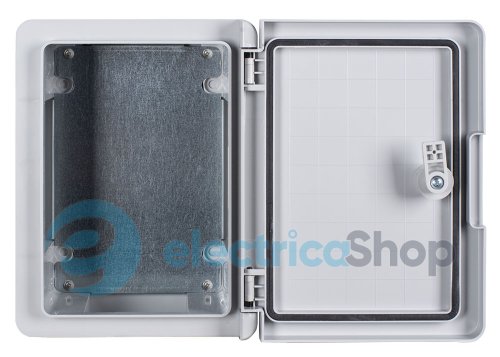 Корпус из ABS-пластика e.plbox.pro.p.33.25.14 с непрозрачной дверцей 330x250x140мм IP65 p084102 E.NEXT