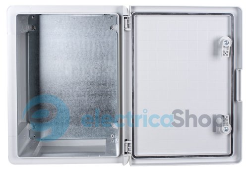 Корпус из ABS-пластика e.plbox.pro.p.40.30.21 с непрозрачной дверцей 400x300x210мм IP65 p084104 E.NEXT