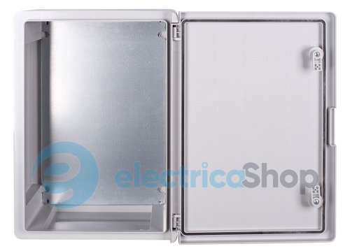 Корпус из ABS-пластика e.plbox.pro.p.50.35.22 с непрозрачной дверцей 500x350x220мм IP65 p084105 E.NEXT