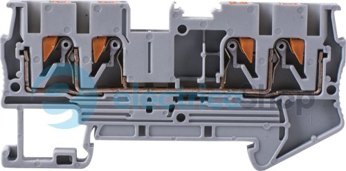 Клемна колодка набірна на DIN-рейку e.tc.din.spring.2,5.2-2, 4контакти s070010 E.NEXT