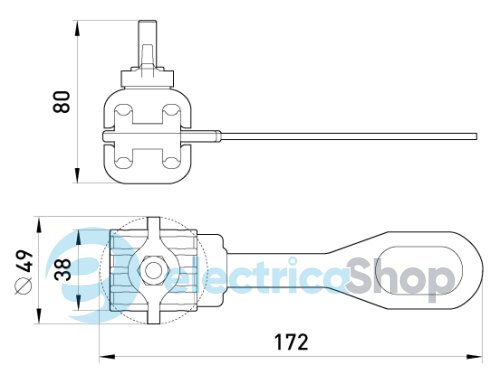 Підвісний затискач 4х(6-25mm2) tarel.ukp.4.06.25.prz 4х(6-25) мм.кв. 94 E.NEXT