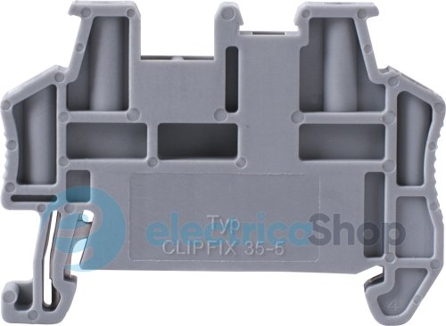 Фиксатор для наборных клеммных колодок на DIN-рейке e.tc.din.spring.end s070021 E.NEXT