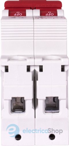 Модульний автоматичний вимикач e.mcb.stand.60.DC.2.C4, 2P, 4А, C, 6kA, DC s081016 E.NEXT