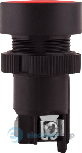 Кнопка пластикова без фіксації e.mb.ea145 червона 1NO+1NC p0810132 E.NEXT