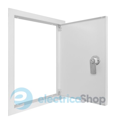 Дверца металлическая ревизионная e.mdoor.stand.200.300.z 200х300м с замком s0100054 E.NEXT