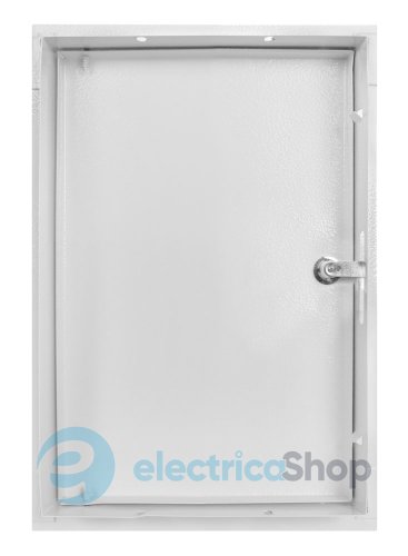 Дверца металлическая ревизионная e.mdoor.stand.400.600.z 400х600м c замком s0100061 E.NEXT