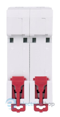 Модульний автоматичний вимикач e.mcb.stand.60.2.C25, 2P, 25А, C, 6kA, s002119 E.NEXT