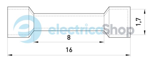 Гильза соединительная изолированная e.splice.stand.rvt.1.red 0.5-1.5 кв.мм, красная, 100шт s4036022 E.NEXT