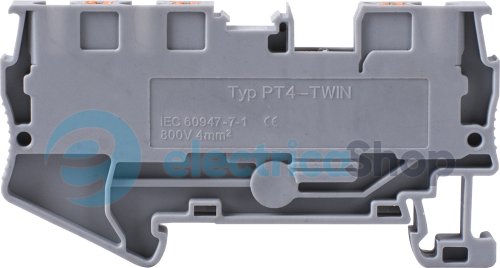 Клеммная колодка наборная на DIN-рейку e.tc.din.spring.4.1-2, 3контакты s070009 E.NEXT