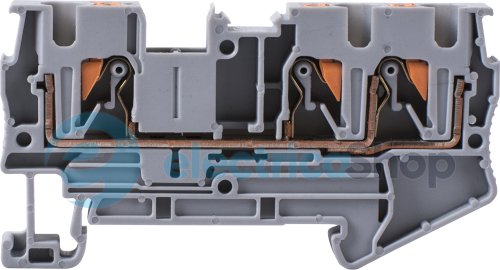 Клеммная колодка наборная на DIN-рейку e.tc.din.spring.4.1-2, 3контакты s070009 E.NEXT