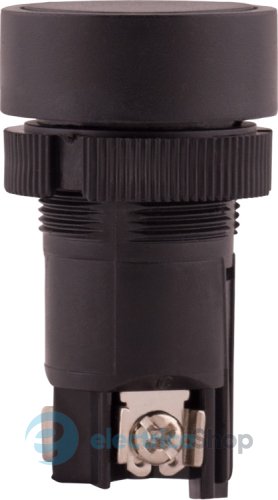 Кнопка пластиковая без фиксации e.mb.ea125 черная 1NO+1NC p0810130 E.NEXT