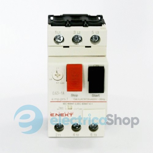 Автоматический выключатель защиты двигателя DIN e.mp.pro.1, 0,63-1А p004017 E.NEXT